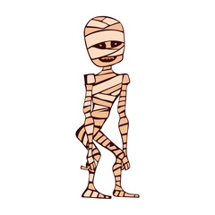 halloween character mummy