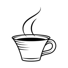 coffee cup draw small