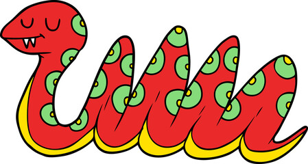 cartoon snake
