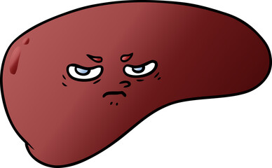 cartoon liver