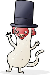 cartoon monkey in top hat