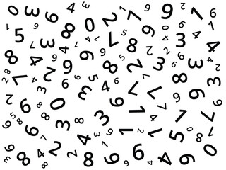 random number background.vector design pattern