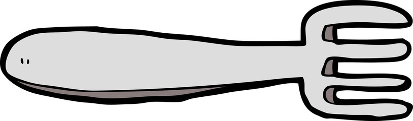 cartoon fork © lineartestpilot
