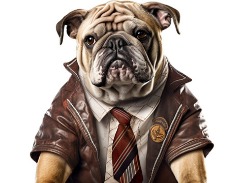 Student Bulldog Transparent Image