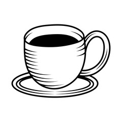 coffee cup draw small design