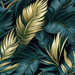 abstract pattern with leaves
