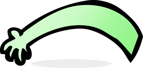 cartoon alien arm