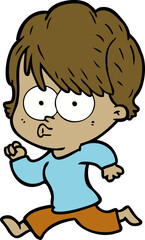 cartoon woman