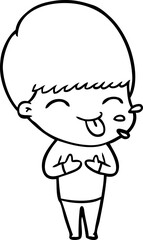 funny cartoon boy