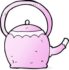 cartoon tea pot