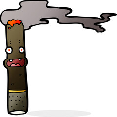 cartoon cigar