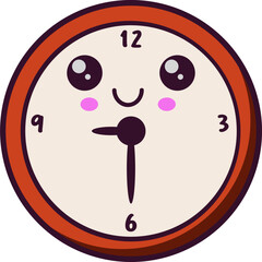 cute clock doodle