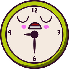 cute clock doodle