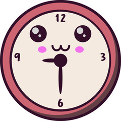 cute clock doodle