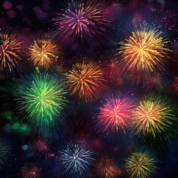 Painted Fireworks
