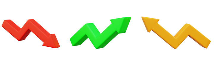 3d Arrow soaring finances. strengthening currency. stock up. rising arrow. an arrow up