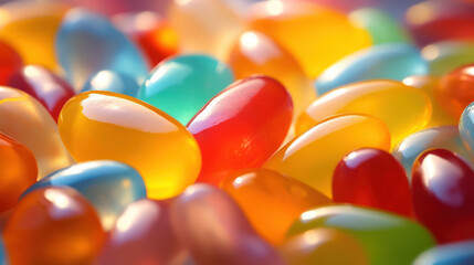 jelly beans close up