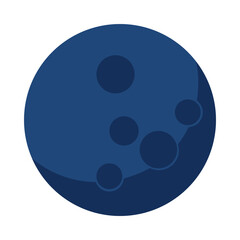 Icon Moon illustration vector 