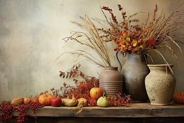 still life with autumn leaves © Stephanie