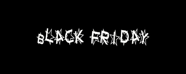 The text has been designed for The Black Friday event.