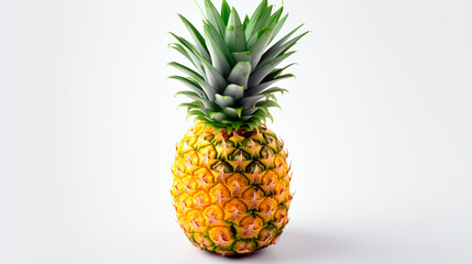 Fototapeta premium Pineapple on white background