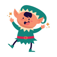 cristhmas character elf illustration