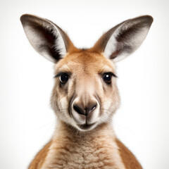 A kangaroo staring directly at the camera