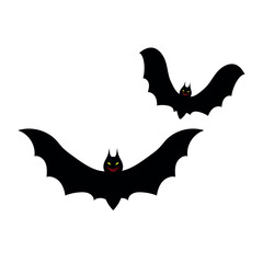 halloween bats illustration