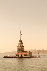 Maidens Tower located in Istanbul