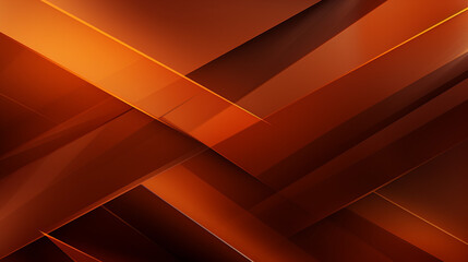Abstract Burnt Orange Autumn Background Design with Lines