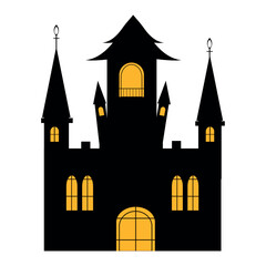 Fototapeta premium halloween castle evil