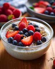 oatmeal with berries