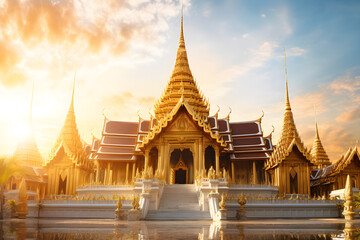 amazing Thai golden temples
