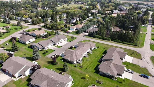 Embark on an aerial journey over Waldheim, Saskatchewan. Through this drone footage, immerse yourself in the town's pastoral beauty, from its serene streets to the surrounding agricultural expanses.