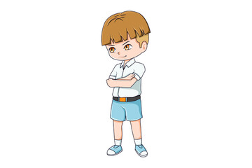 Back to School Character Design Illustration