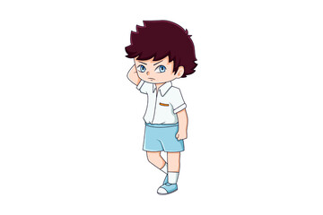 Back to School Character Design Illustration