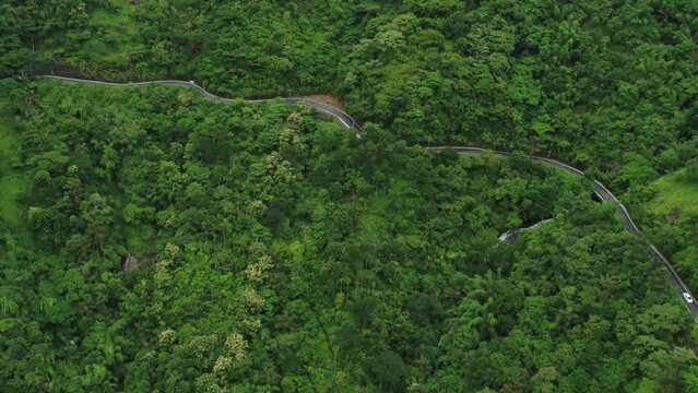 Vagamon - The Underdog Hill Station in Kerala , Landscape containing a misty, cloudy, curvy, hill road passing through a mountain terrain. kerala god's own country