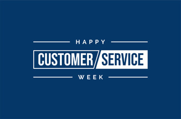 customer service week, holiday concept