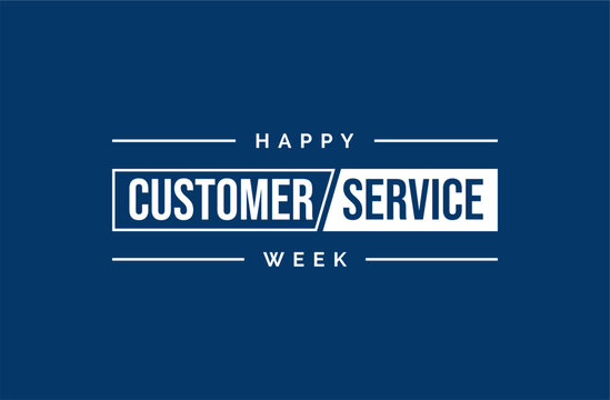 customer service week, holiday concept