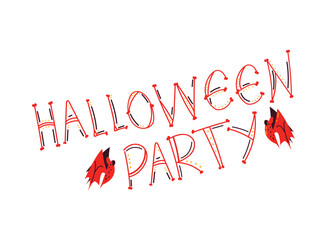 halloween party font