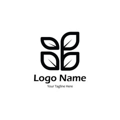 abstract nature logo