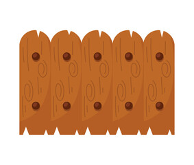 garden wooden fence border