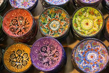 Traditional Turkish ceramic plates