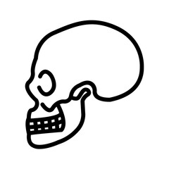 Black line icon for Craniomandibular