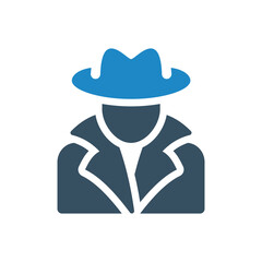 investigator icon vector illustration