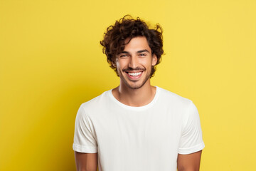 Guy male attractive white confidence young caucasian person face portrait men happy adult smile