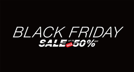 black friday sale banner layout design, vector ilustration