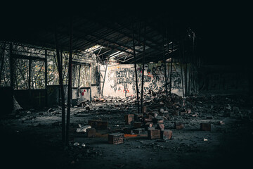 old abandoned factory