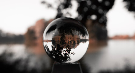 island through the glass ball