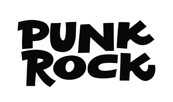 Punk rock music. Vector illustration